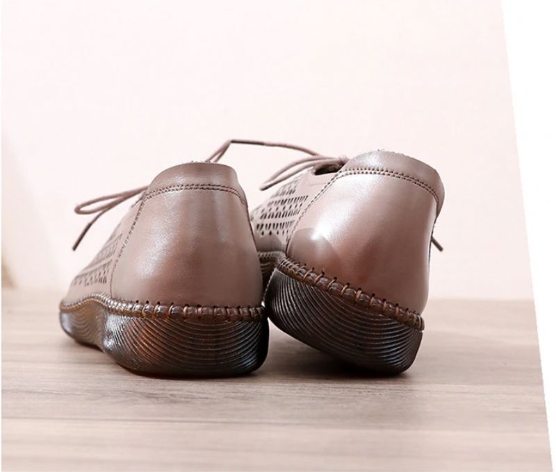 Imbert Dames Hollow Out Oxfords Schoenen - Zwart