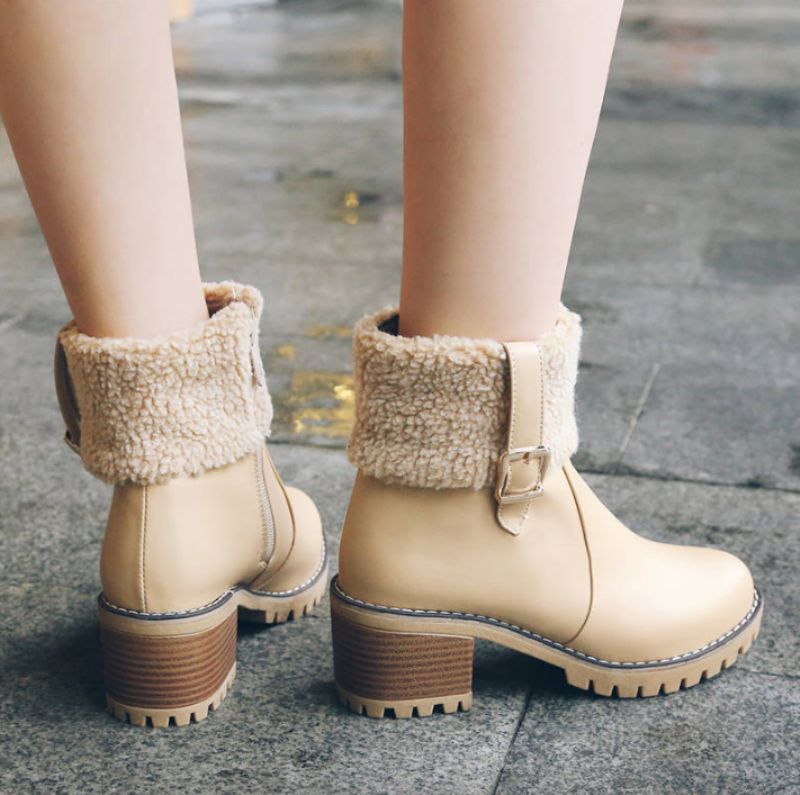 Imposing Dames Laarzen - Beige