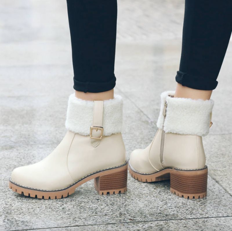 Imposing Dames Laarzen - Beige