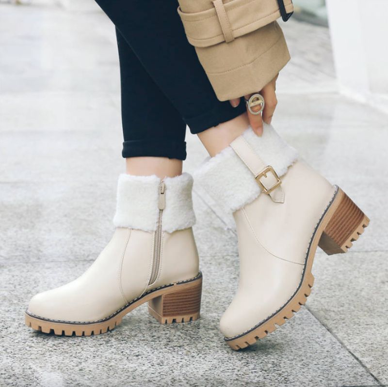 Imposing Dames Laarzen - Beige