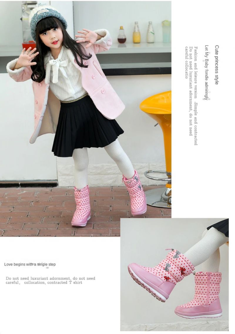 Ingrid Meisjes Snowboot - Roze