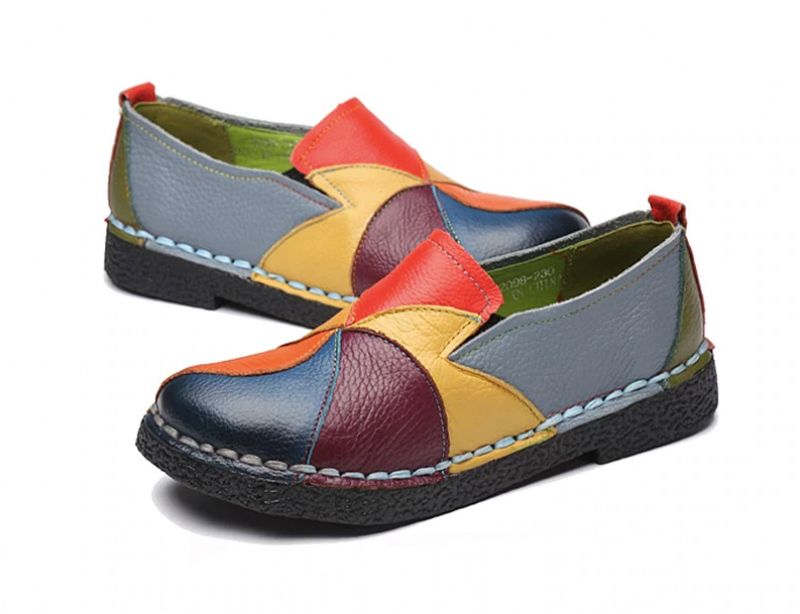 Iris Dames Loafers Schoenen - Groen
