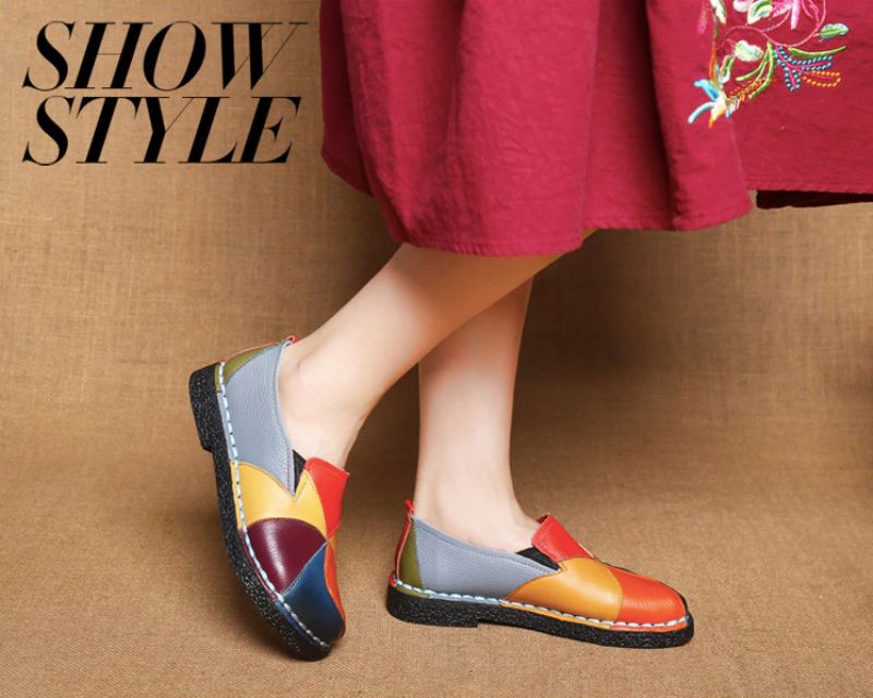 Iris Dames Loafers Schoenen - Groen