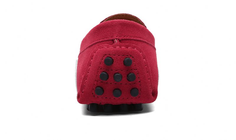 Irving Heren Loafers Geklede Schoenen - Rood
