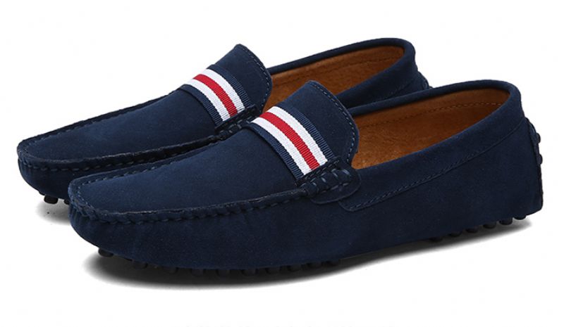 Irving Heren Loafers Geklede Schoenen - Rood
