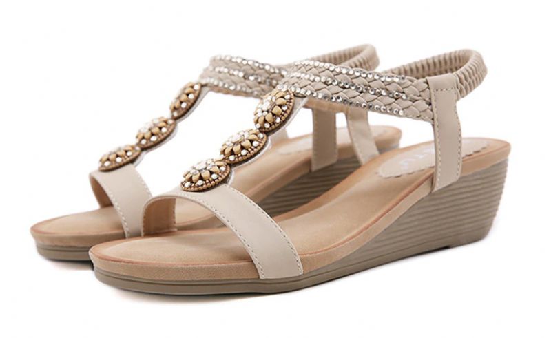Isabel Open Teen Sandaal Voor Dames - Beige