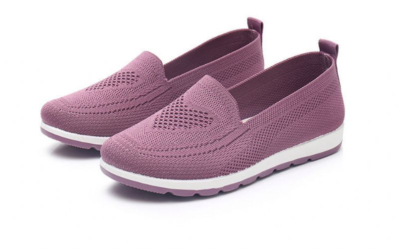 Isaura Dames Loafer Schoenen - Paars