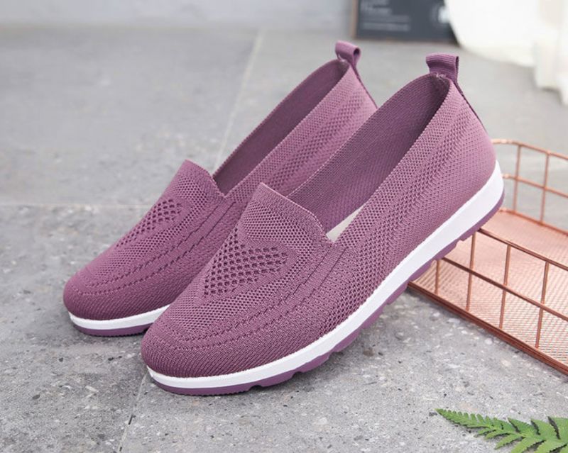 Isaura Dames Loafer Schoenen - Paars