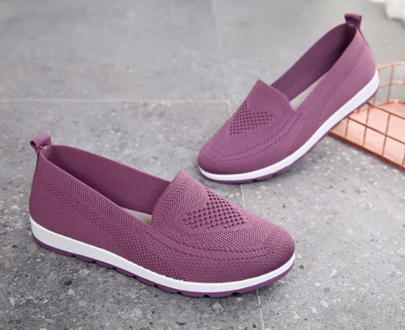 Isaura Dames Loafer Schoenen - Paars