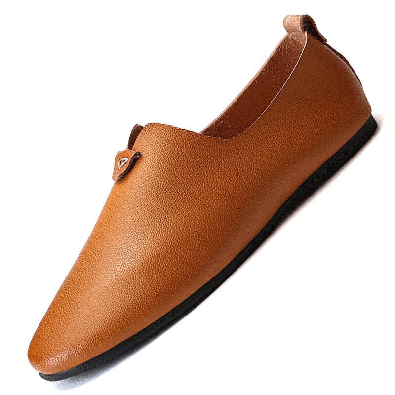 Ivone Heren Loafers Casual Schoenen - Bruin