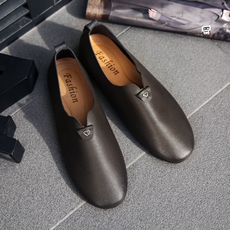 Ivone Heren Loafers Casual Schoenen - Bruin
