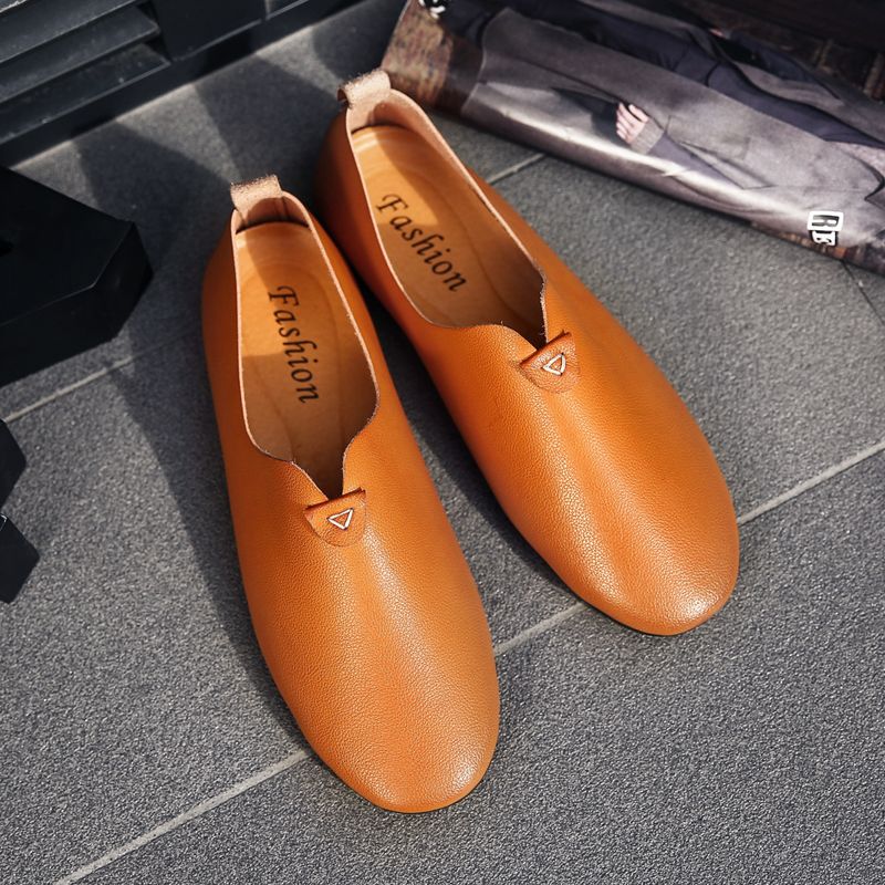 Ivone Heren Loafers Casual Schoenen - Bruin