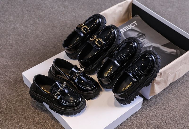 Ivy Meisjes Schoolschoenen - Zwart