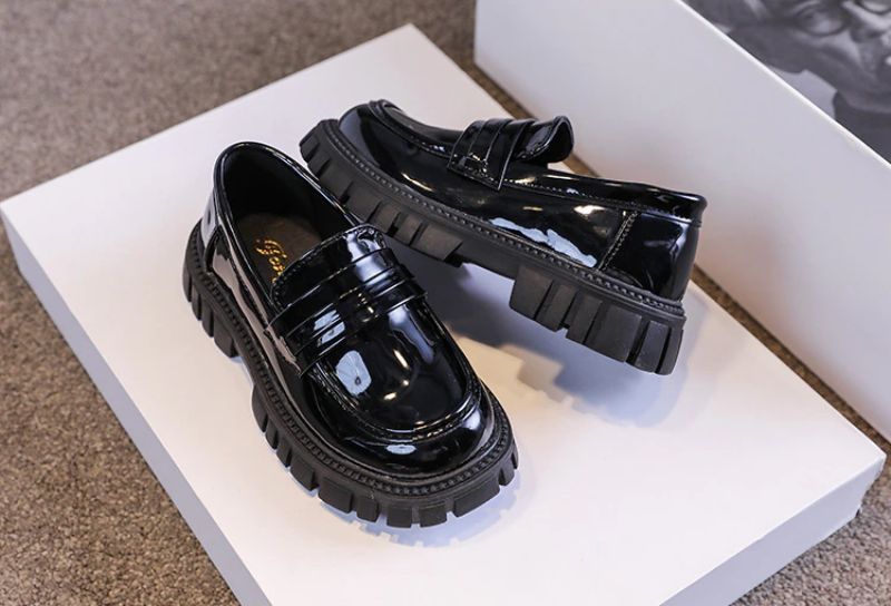 Ivy Meisjes Schoolschoenen - Zwart
