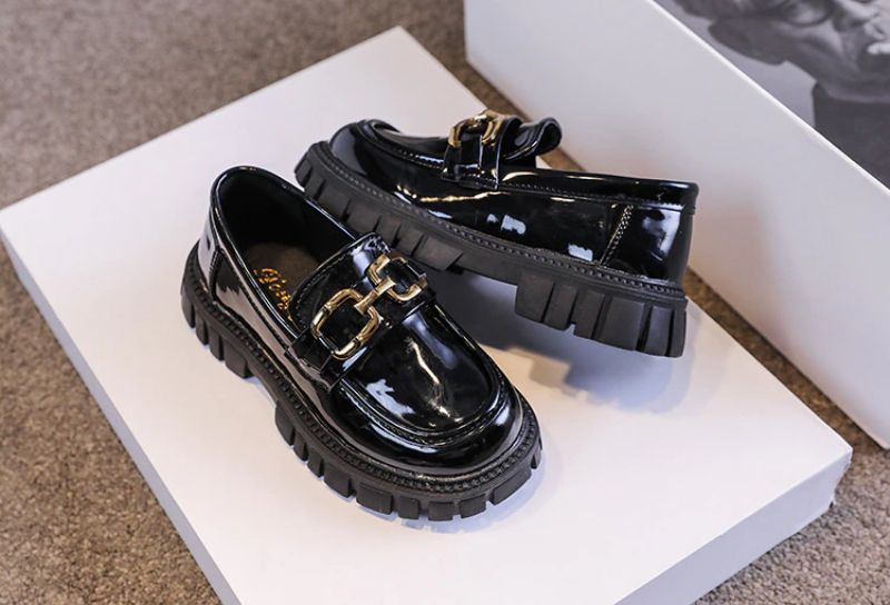 Ivy Meisjes Schoolschoenen - Zwart