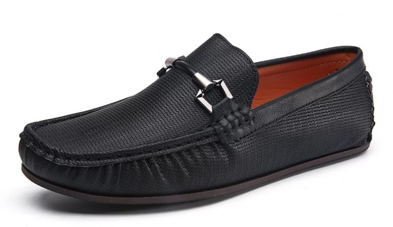 Iwobi Heren Loafer Casual Schoenen - Zwart