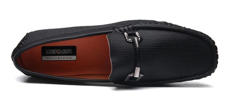 Iwobi Heren Loafer Casual Schoenen - Zwart