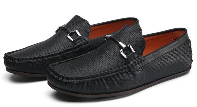 Iwobi Heren Loafer Casual Schoenen - Zwart