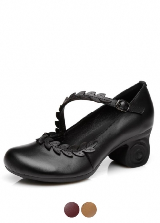 Iza Dames Leren Pumps