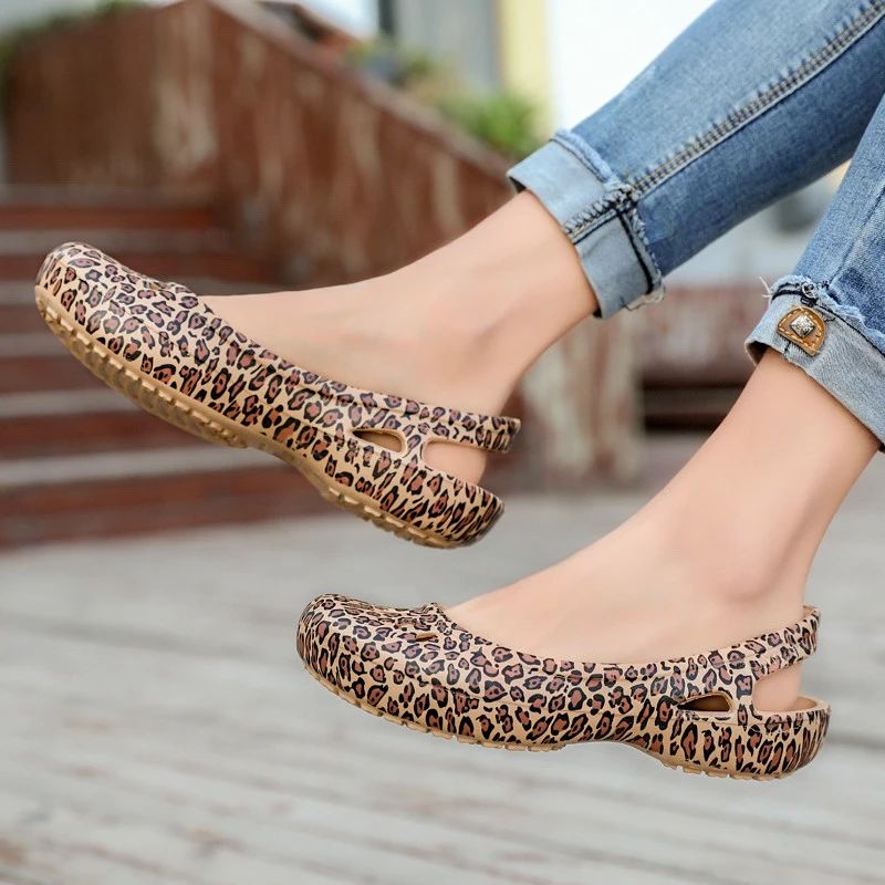 Iza Dames Slip-on Platte Ademende Zomer Zwarte Schoenen - Zwart