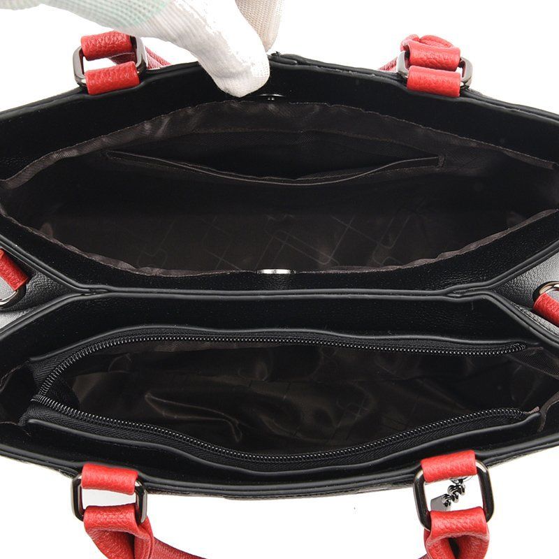 Izis Dames Designer Luxe Handtas - Rood