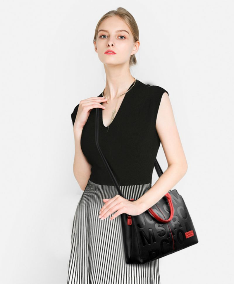 Izis Dames Designer Luxe Handtas - Rood