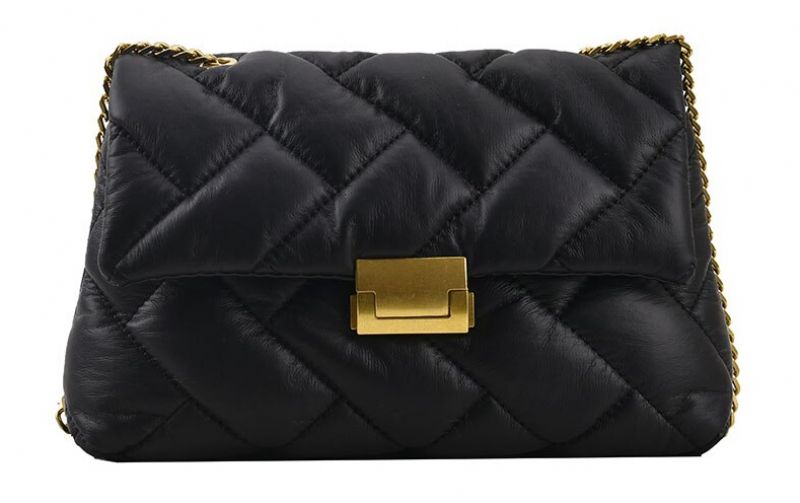 Izual Dames Ketting Schouder Handtas - Zwart