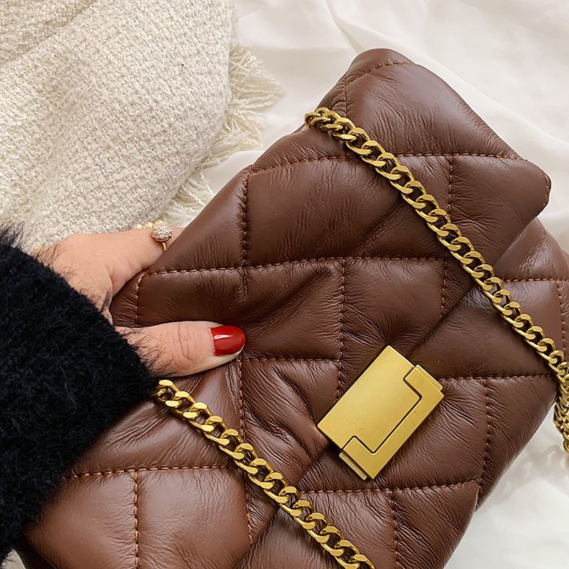 Izual Dames Ketting Schouder Handtas - Zwart
