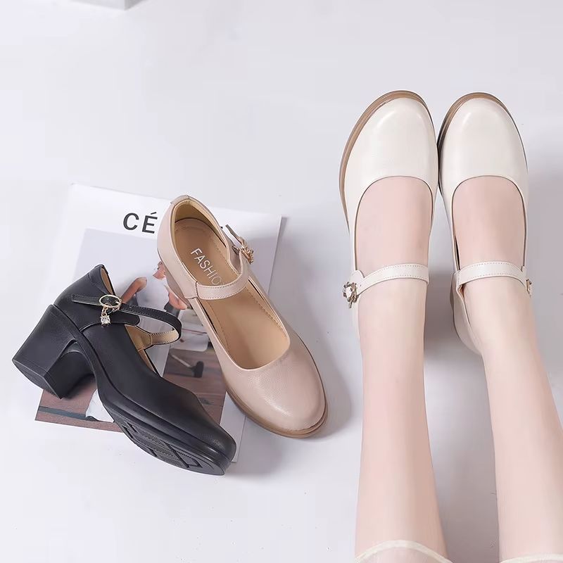 Jacinta Dames Platform Pumps - Beige