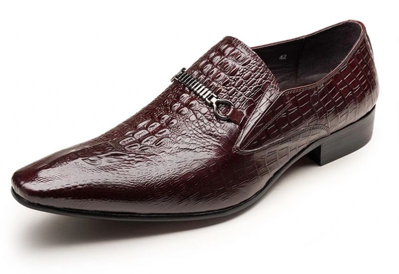 Jadon Heren Loafer Dress Schoenen - Koffie