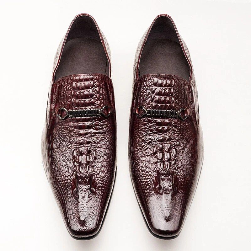 Jadon Heren Loafer Dress Schoenen - Koffie
