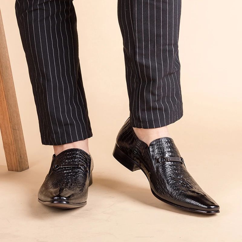Jadon Heren Loafer Dress Schoenen - Koffie