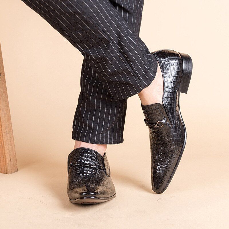 Jadon Heren Loafer Dress Schoenen - Koffie
