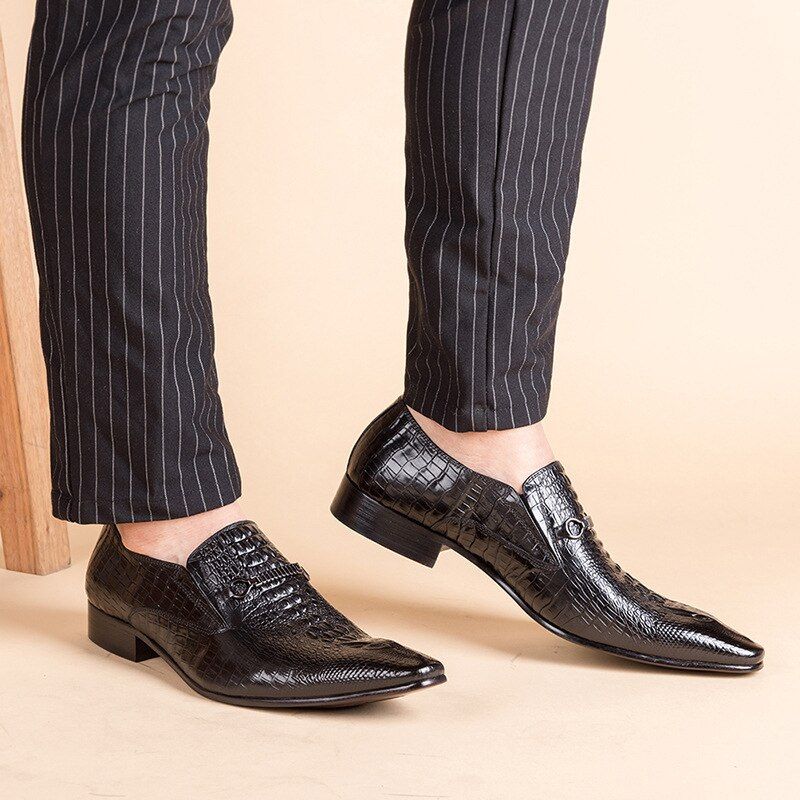 Jadon Heren Loafer Dress Schoenen - Koffie
