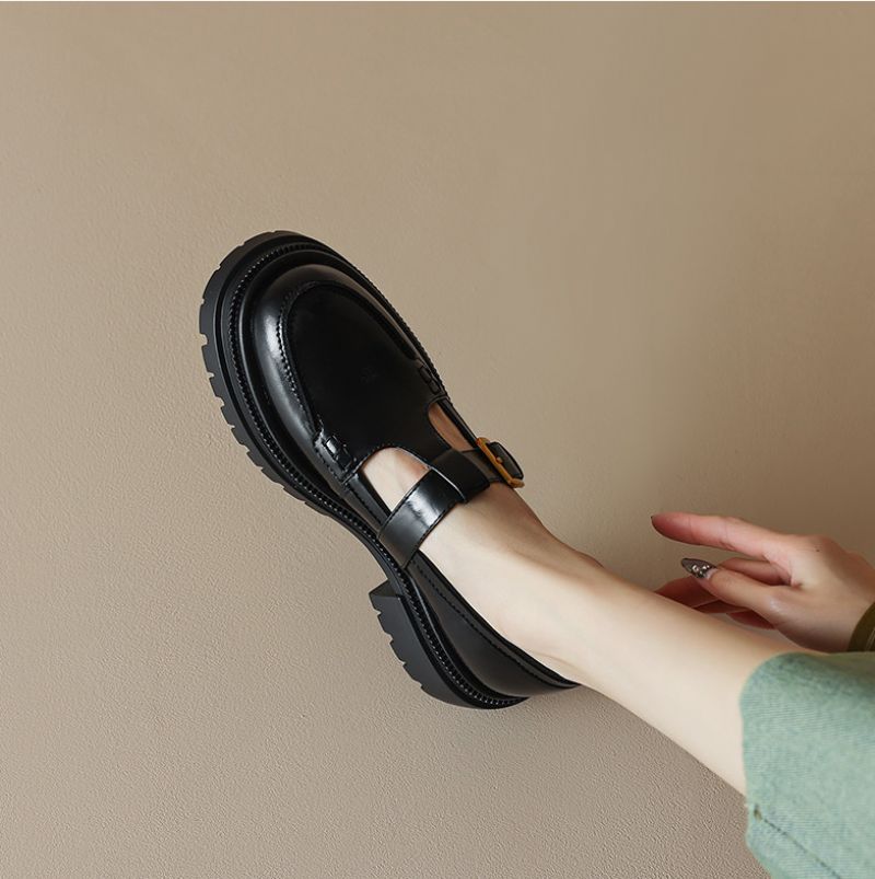 Jagdai Dames Platform Schoenen - Bruin