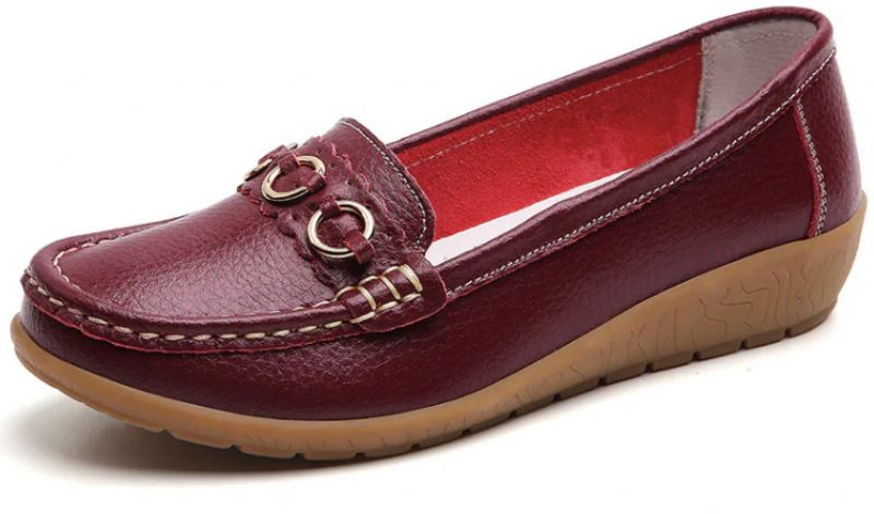 Jaida Dames Loafer - Hol Geel