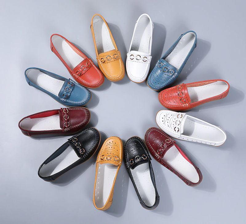 Jaida Dames Loafer Leren Zwarte Schoenen - GatZwart