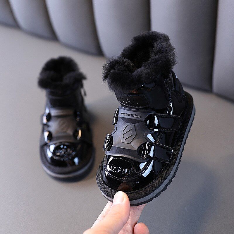Jaimes Unisex Sneeuwlaarzen Voor Kinderen - Zilver Bont