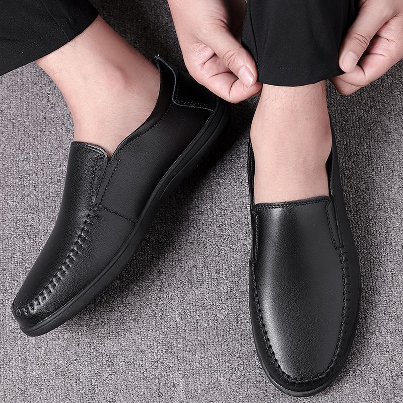 Jake Heren Loafers Geklede Schoenen - Zwart