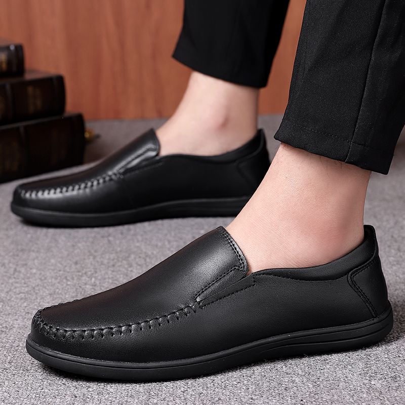 Jake Heren Loafers Geklede Schoenen - Zwart
