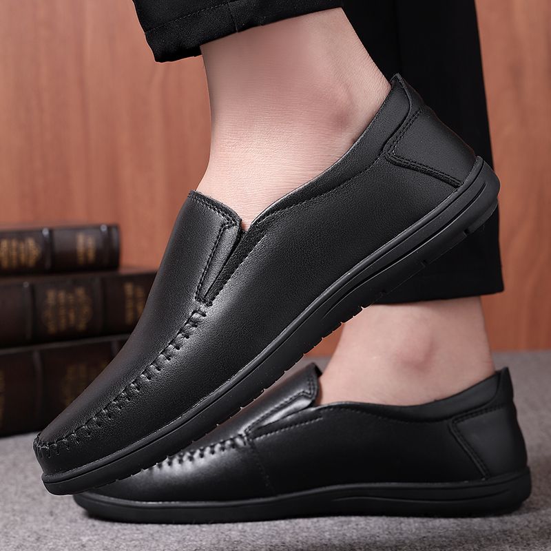 Jake Heren Loafers Geklede Schoenen - Zwart
