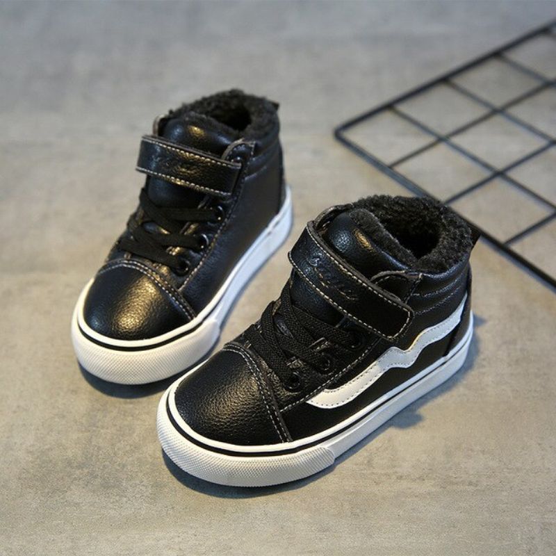 Jake Jongens Warme Sneaker - Zwart