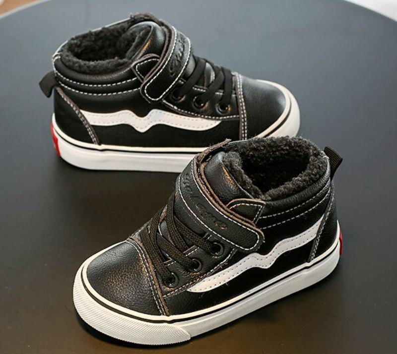 Jake Jongens Warme Sneaker - Zwart