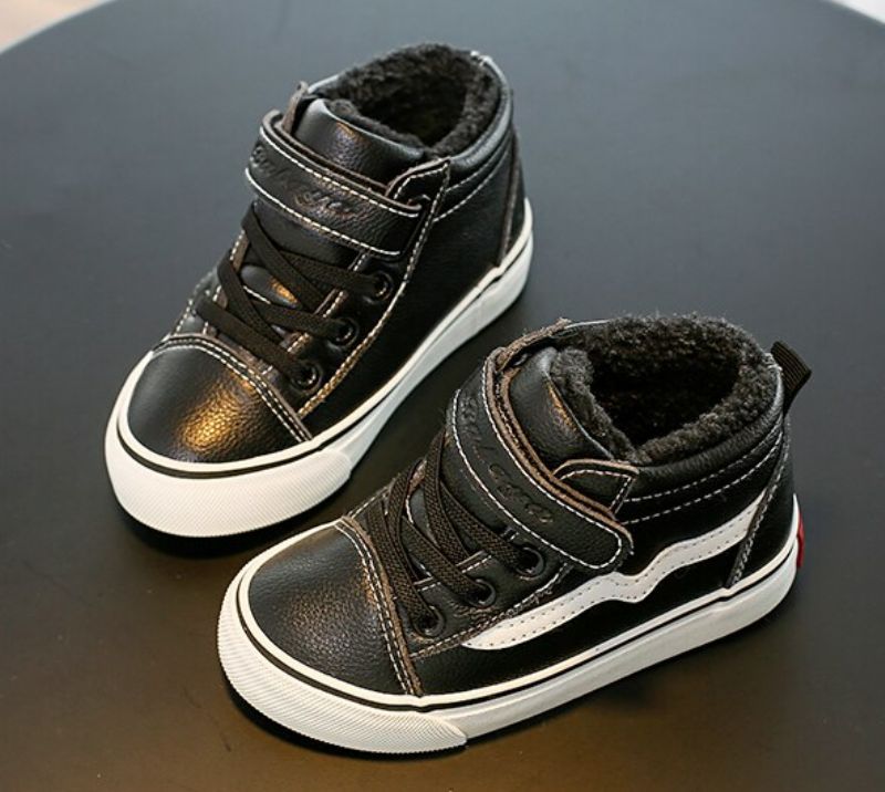 Jake Jongens Warme Sneaker - Zwart