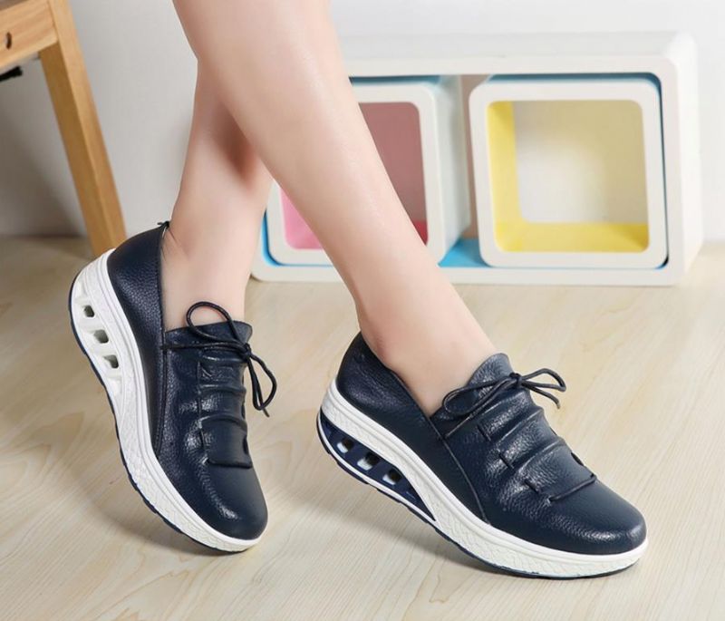 Jame Dames Platform Schoenen - Wit
