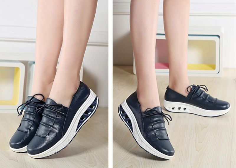 Jame Dames Platform Schoenen - Wit