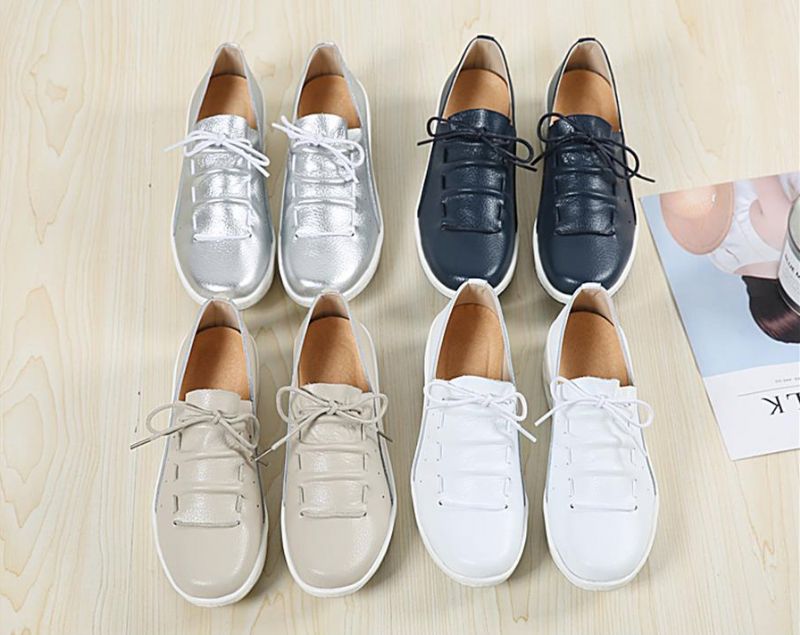 Jame Dames Platform Schoenen - Wit