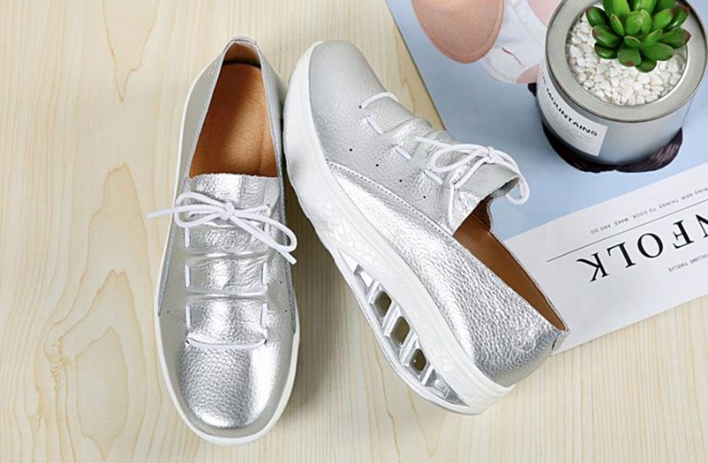 Jame Dames Platform Schoenen - Wit