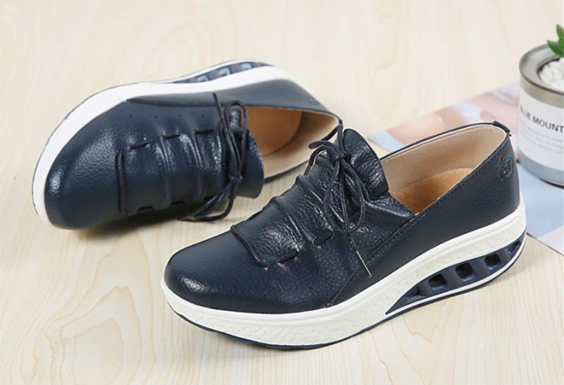 Jame Dames Platform Schoenen - Wit