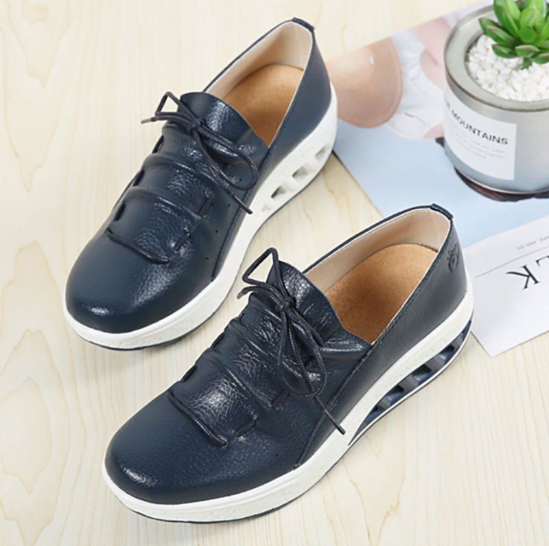 Jame Dames Platform Schoenen - Wit